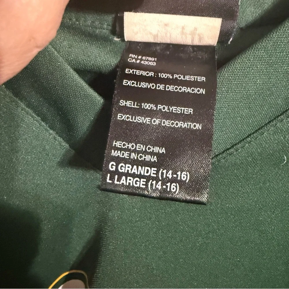 NFL Team‎ Apparel Green Jersey